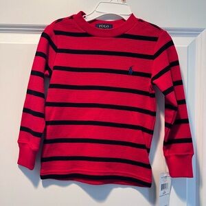 Boys Polo Ralph Lauren waffle long sleeve shirt 2T